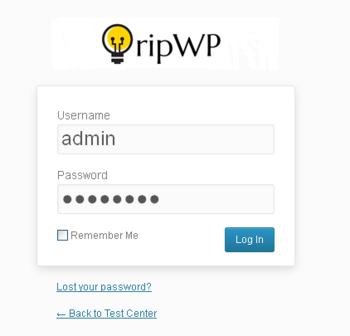 ripWP screenshot