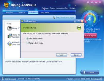 Rising Antivirus 2011 screenshot 6