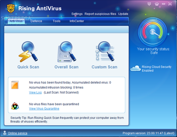 Rising Antivirus Free Edition screenshot