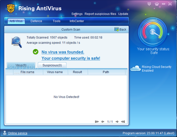 Rising Antivirus Free Edition screenshot 5