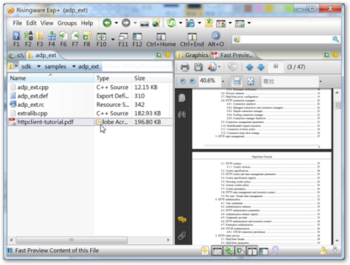 Risingware File Manager screenshot 2
