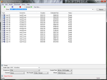 River Past Audio CD Ripper screenshot 2