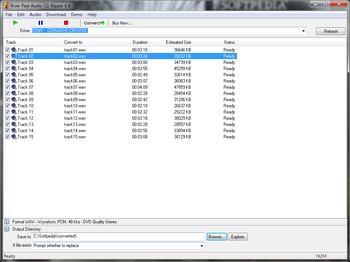 River Past Audio CD Ripper screenshot 3