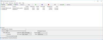 River Past Audio Converter Pro screenshot
