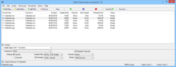 River Past Audio Converter screenshot