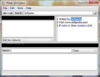 Rizek Qss Editor screenshot