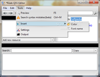 Rizek Qss Editor screenshot 2