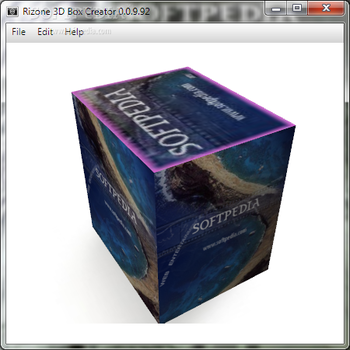 Rizone 3D Box Creator screenshot
