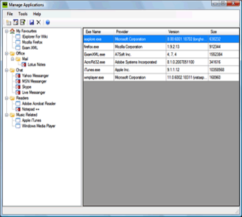 RLA Application Organize screenshot