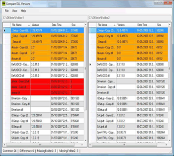 RLA DLL Compare screenshot