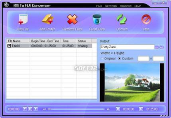 RM To FLV Converter screenshot 3