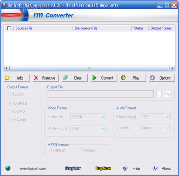 RM to MP3 Converter screenshot