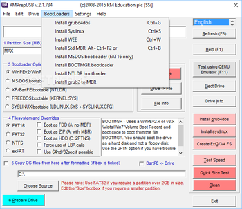 RMPrepUSB screenshot 5