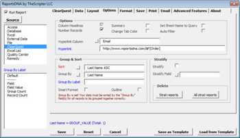 RNA Quality Center screenshot