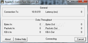 Roadkil's CommTest screenshot