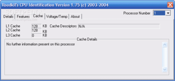 Roadkil's CPUID screenshot 3