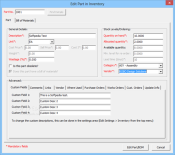 ROBO Bill of Materials screenshot 9