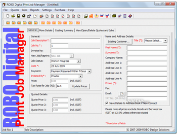 ROBO Digital Print Job Manager Metric screenshot 3