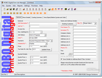 ROBO Digital Print Job Manager screenshot 3