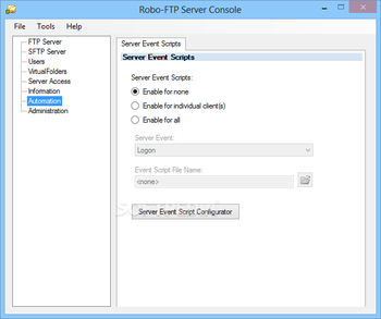 Robo-FTP Server screenshot 11