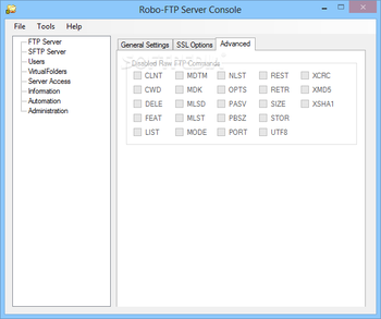 Robo-FTP Server screenshot 4