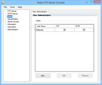 Robo-FTP Server screenshot 7