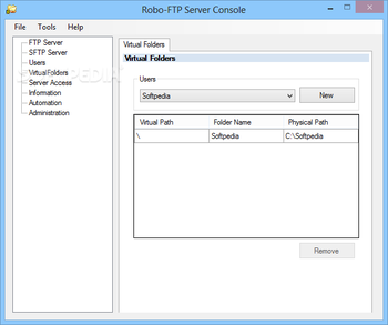 Robo-FTP Server screenshot 8