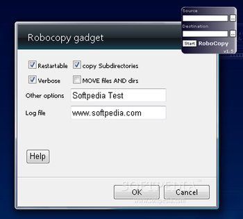 RoboCopy screenshot 2