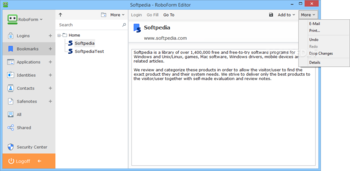 RoboForm screenshot 9