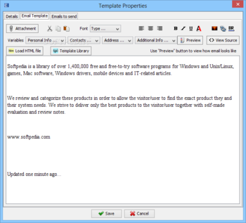 RoboMail Mass Mail Software screenshot 4