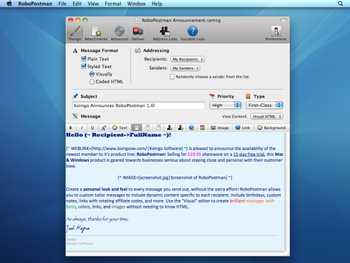 RoboPostman screenshot