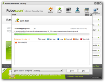 Roboscan Internet Security Free screenshot 3