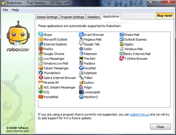 RoboSizer screenshot 5