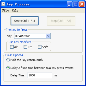 RobotSoft Key Presser screenshot