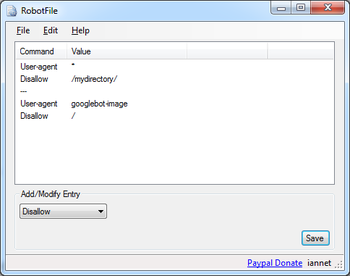 ROBOTStxt screenshot