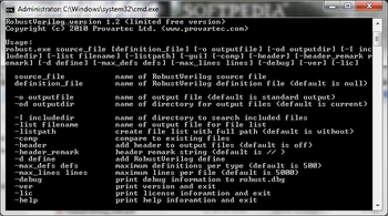 RobustVerilog Parser screenshot