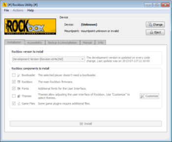 Rockbox Utility screenshot 2