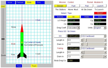 RocketModeler 3 screenshot
