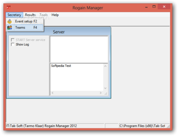 Rogaine Manager screenshot