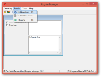 Rogaine Manager screenshot 2