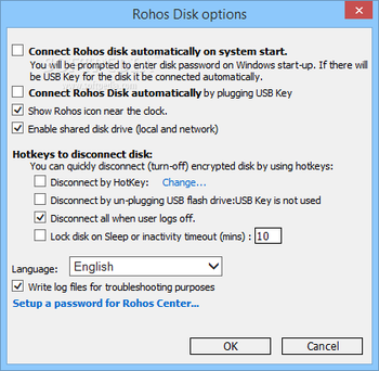 Rohos Disk Encryption screenshot 7