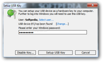 Rohos Logon Key Free screenshot 2