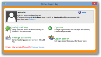 Rohos Logon Key screenshot