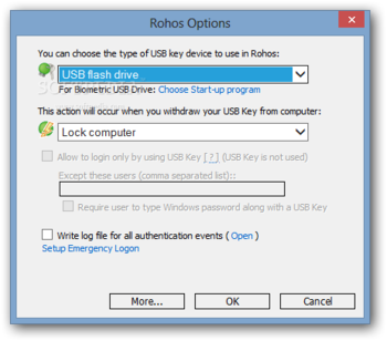 Rohos Logon Key screenshot 5