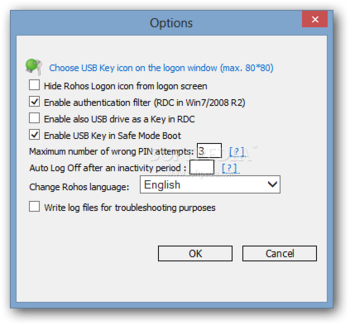 Rohos Logon Key screenshot 8
