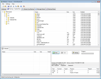 Rollback screenshot