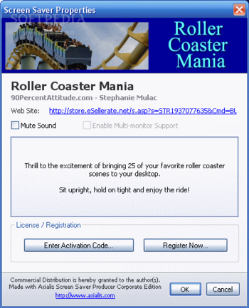 Roller Coaster Mania Screen Saver Collection screenshot 3