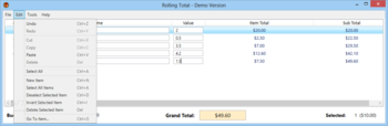 Rolling Total screenshot 2