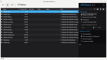 Romeolight JPEGmicro screenshot 2