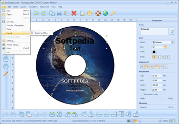 RonyaSoft CD DVD Label Maker screenshot 2
